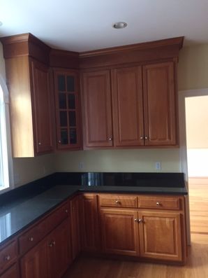 Before & After Cabinet Refinishing in Billerica, MA (2)