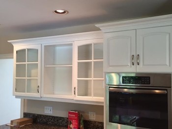 Cabinet Refinishing by Fine Line Painting in Billerica, MA