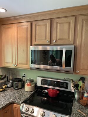 Before & After Kitchen Cabinet Painting in Andover, MA (2)